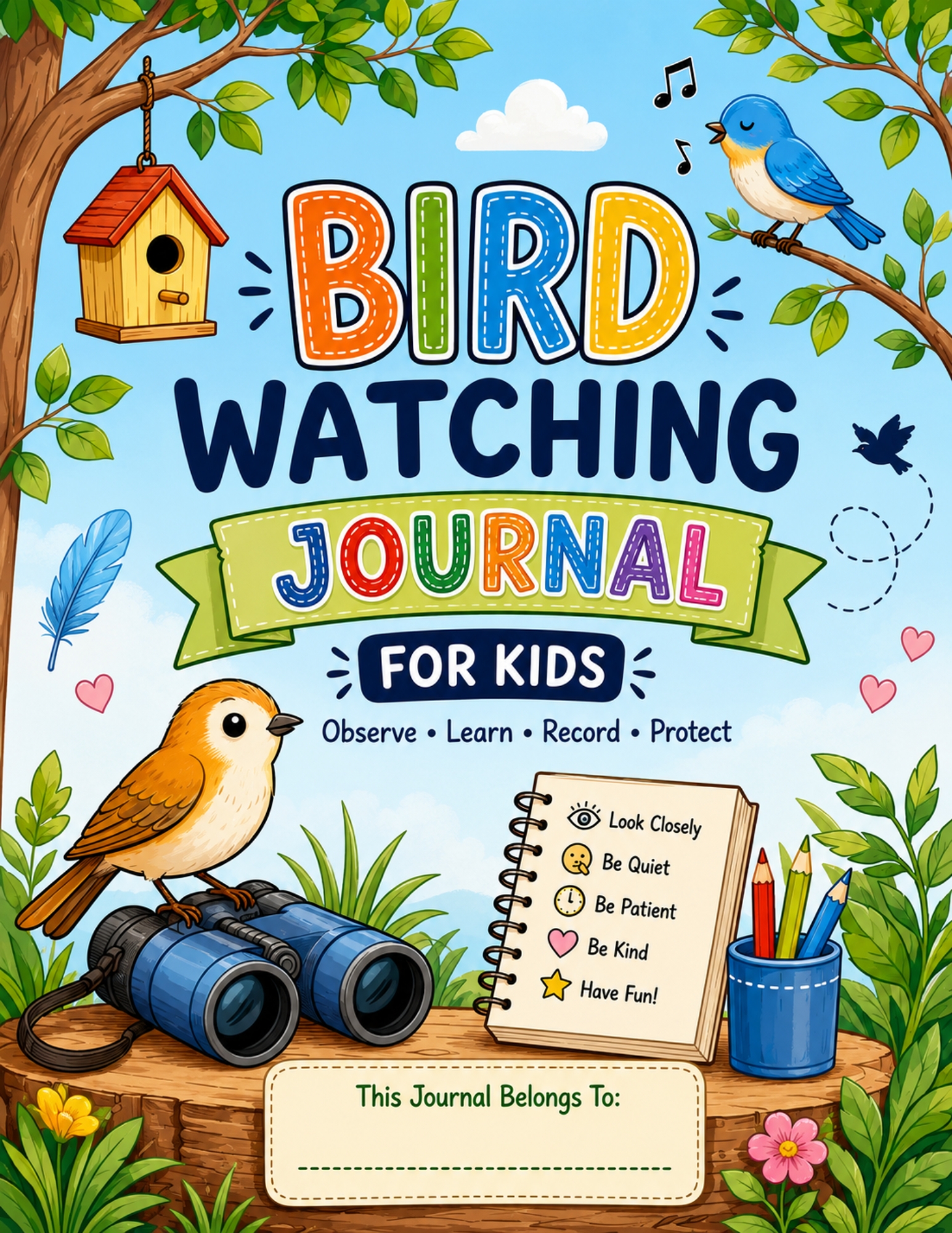 Bird Watching Journal for KIds