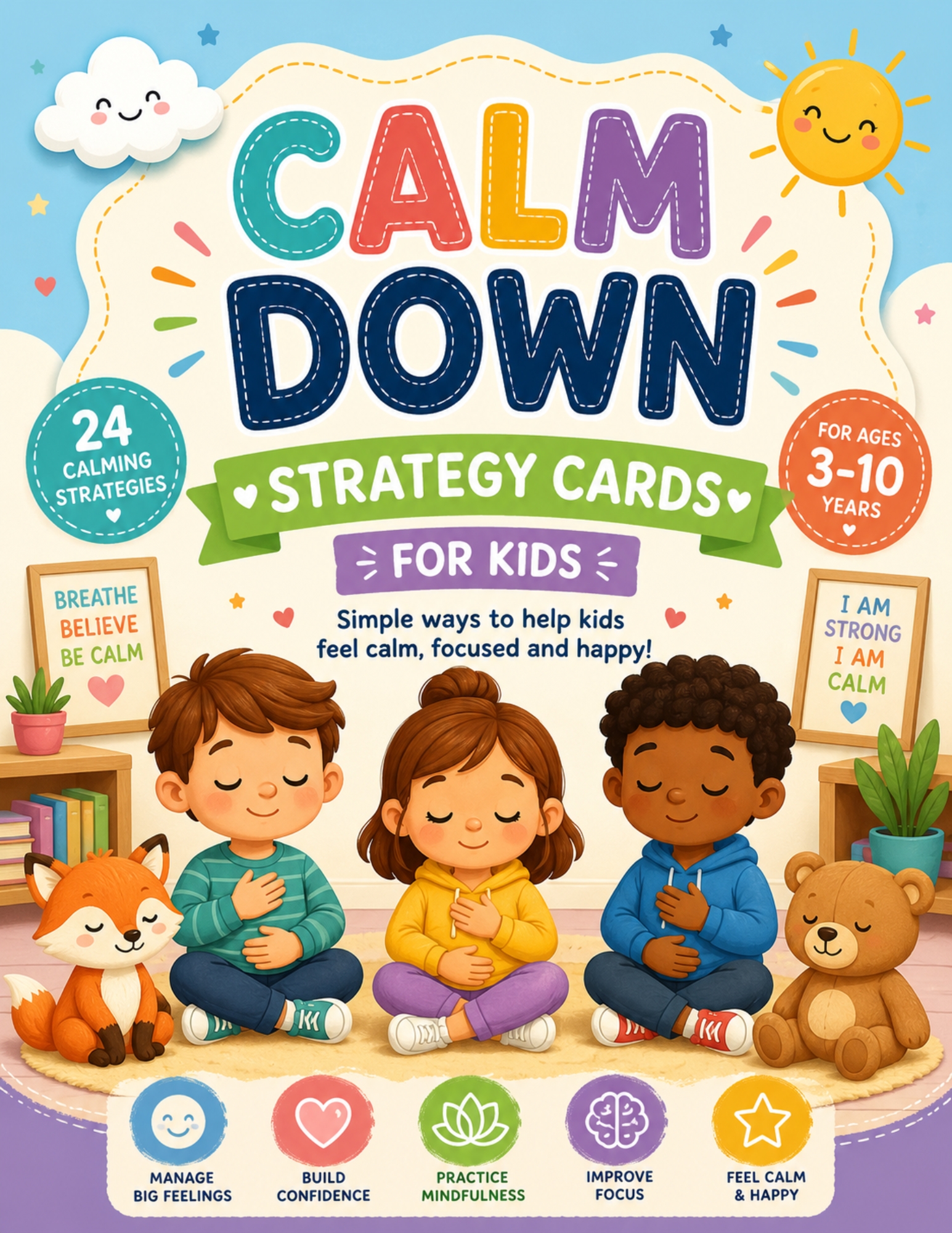 Calm Down Strategy Cards