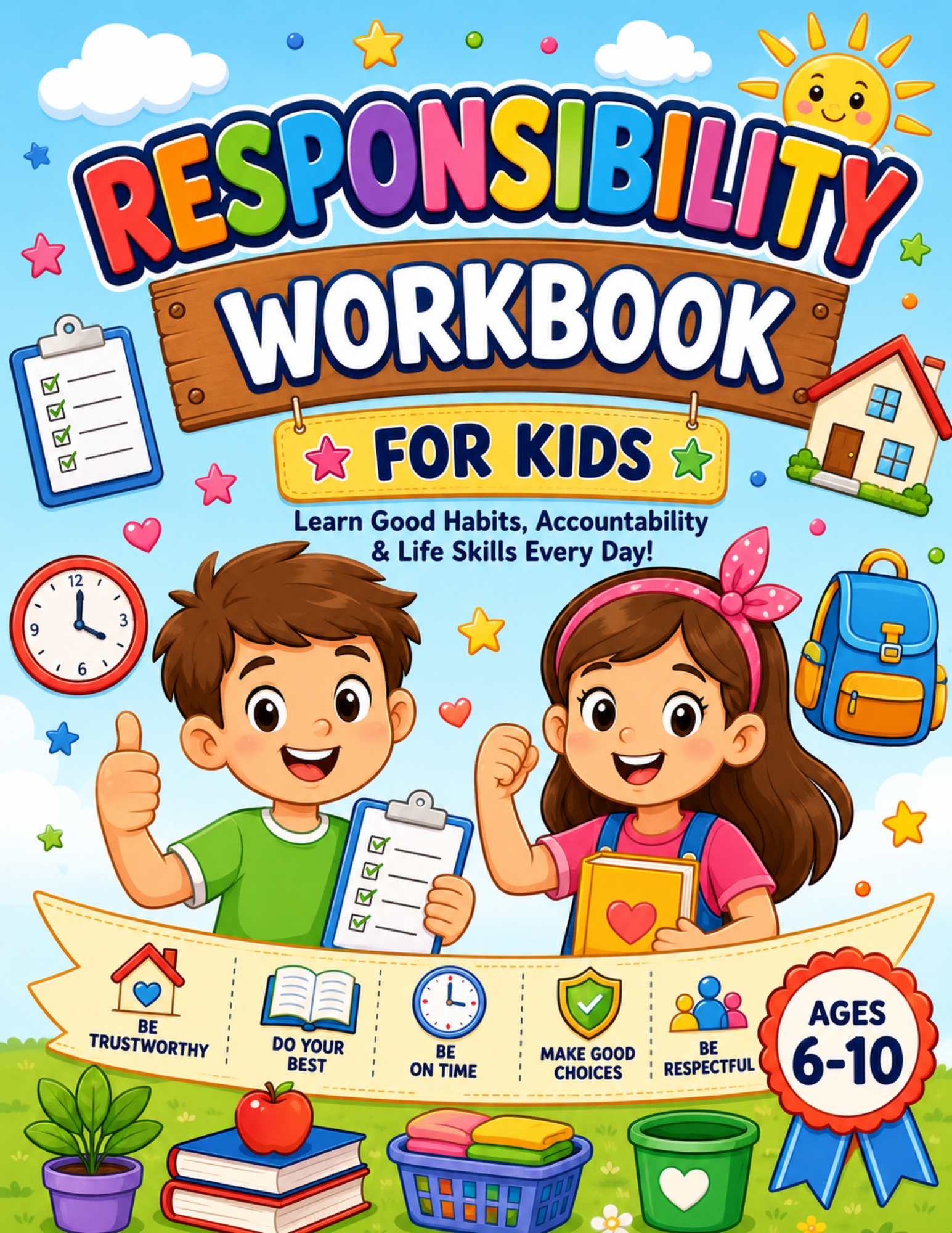 Responsibility Workbook for Kids